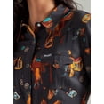 thumbnail image 4 of Wrangler Retro Punchy Snap Black Print - Ladies Shirt  - 112339549, 4 of 4