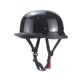 thumbnail image 1 of Motorcycle Half Casco para adultos de cara abierta cómoda diseño retro de casco de ciclismo de estilo alemán para helicóptero de scooter de crucero Negro brillante, 1 of 8