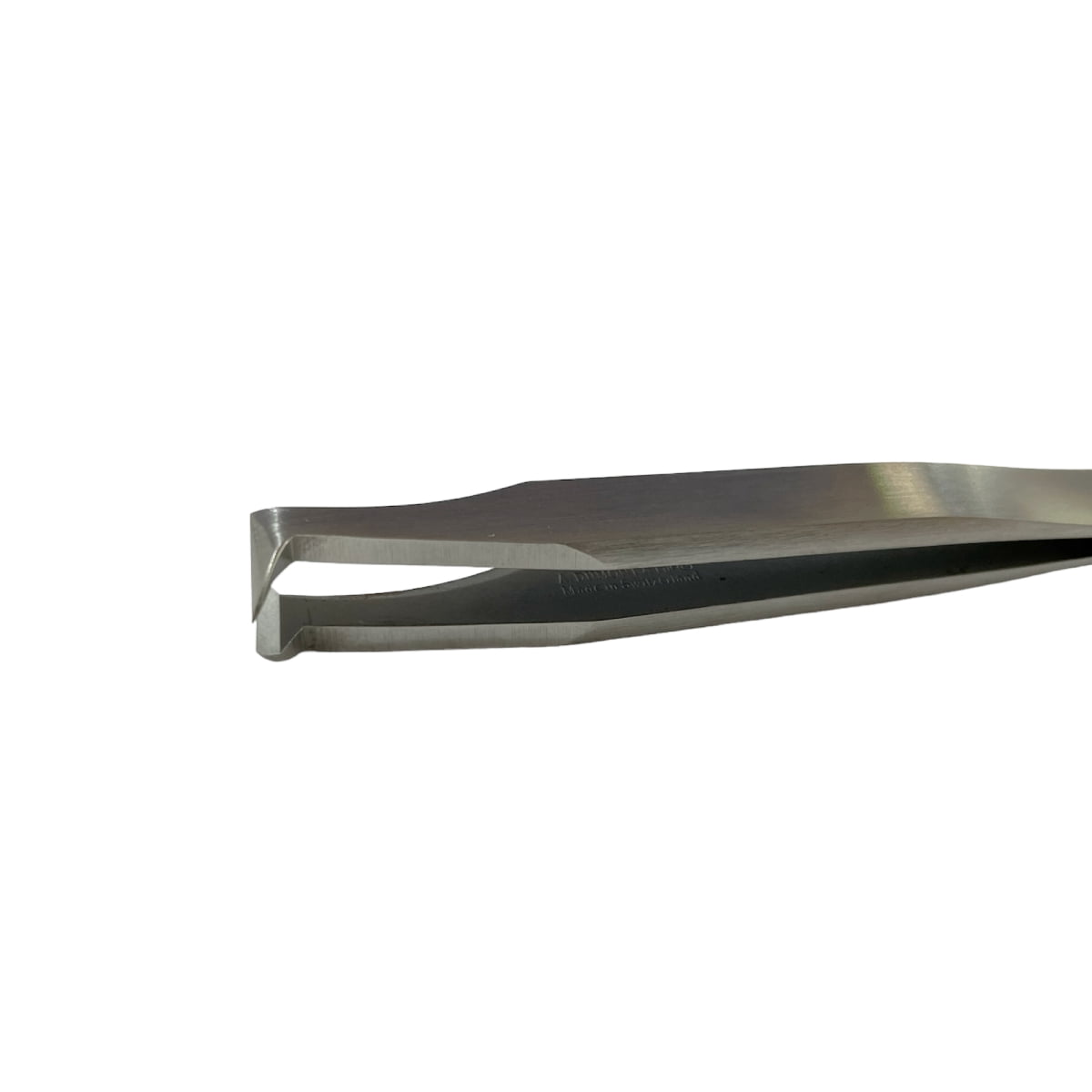 Dumont carbon steel tweezer type 15A, for cutting hairsprings 115 mm