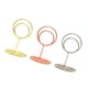 thumbnail image 4 of Billuyoard Hermoso soporte de Metal para mensajes, 20 piezas, para mantener el escritorio ordenado, portatarjetas de visita, portafotos Kits de decoración para fiestas Plata, 4 of 6