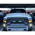 thumbnail image 5 of Sport Performance Hood Side Scoop Replace White/Amber Switchback LED Daytime Running Light Kit For 2010-2018 RAM 1500 Sport, White LED DRL, Amber LED Sequential Blink Turn Signal, 5 of 9