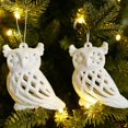 thumbnail image 1 of RV Adornos navideños Lindo Mini árbol de Navidad Pequeño colgante Accesorios Arreglo 2 piezas brillar Electrónica, 1 of 1