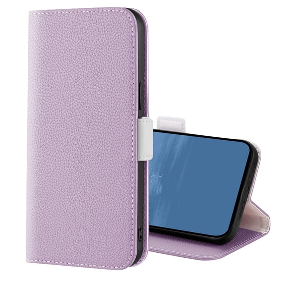 TECH CIRCLE for Samsung Galaxy S22 Ultra Wallet Case, Premium PU Leather Flip Case with Cart Slot and Kickstand Shockproof Protective Case for Samsung S22 Ultra 6.8" 2022 Ladies Girls Men, Purple