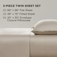 thumbnail image 2 of The Sheet Lab Cloud Embrace Sheet Sets, 3-Piece Twin, Linen Brown, 2 of 8