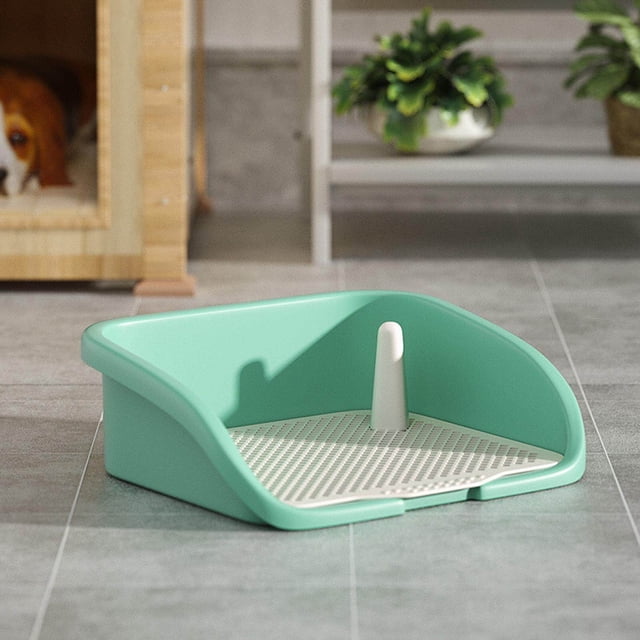 tredstone Pet Training Toilet Urinal Dog Litter Tray Keep Paws and Floors Clean S Green