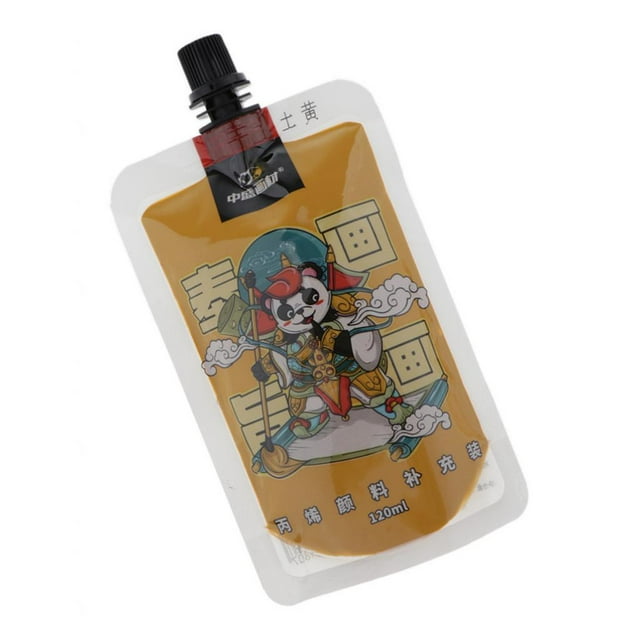 de pintura de de tubo de pintura de color acrílico de 120 ml para estirado, paneles de , , yeso, esp marrón amarillento