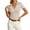 1-Beige489, variant on Wxolcjlv Women's Slim Ribbed V Neck Polo Shirt Casual Comfortable Solid Short Sleeve Shirt