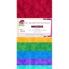 VIP Fabrics Creative Cuts Fat Quarter Bundle, Rainbow Blender Assortment