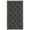 Black/Anthracite, variant on SAFAVIEH Courtyard Bristol Geometric Indoor/Outdoor Runner Rug, 2'3" x 12', Brown/Black