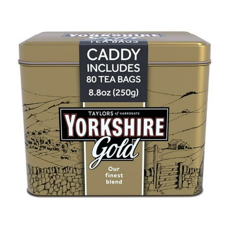 Taylors of Harrogate Yorkshire Gold Tin, 80 Teabags