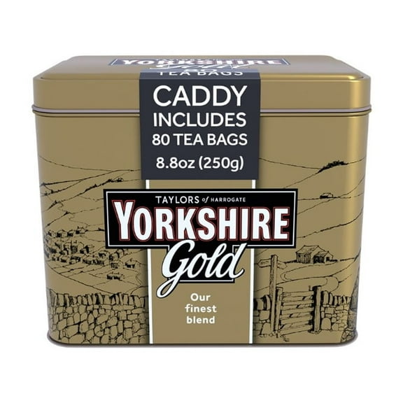 Taylors of Harrogate Yorkshire Gold Tin, 80 Teabags
