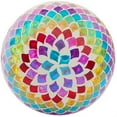 thumbnail image 2 of Alpine Corporation Multicolor Glass Gazing Globe with Mosaic Teardrop Design, 2 of 5