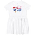 thumbnail image 3 of Inktastic 4th of July Boom Ya'll Popsicle and Firework Design Girls Toddler Dress, 3 of 5