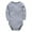 Gray, variant on Baby Boys and Girls Long Sleeve Solid Color Onesie Bodysuits(White,18-24M)