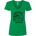 thumbnail image 3 of Inktastic Summer Vacation Mode Virginia Beach Virginia Women's V-Neck T-Shirt, 3 of 5
