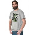 thumbnail image 4 of Hippie Zombie Underground Peace Sign Men's Big & Tall Crewneck Graphic Tee Brisco Brands 3X, 4 of 5