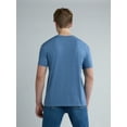 thumbnail image 3 of Athletic Works Men's and Big Men's Tri Blend Pocket Tee, Sizes XS-4XLT, 3 of 5