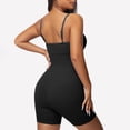thumbnail image 5 of Viluyesy Womens Shaper Bodysuit, Seamless Tummy Control Scoop Neck Tight Fit Yoga Trainer Shapewear Black M, 5 of 6