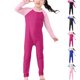thumbnail image 5 of Odeerbi 3-10 Años Traje de Baño de Una Pieza Para Niñas Verano Playa Traje de Baño de Una Pieza Para Niños Hawaiian Surfing Traje de Baño de Colores Sólidos, 5 of 5