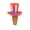 Red, variant on Silicone Wine Stopper with Hat Decoration, Reusable Bottle Sealer for Wine Champagne, Party Venue Layout Prop Gift, Airtight Preserver for Leftovers​, Blue