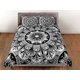 thumbnail image 3 of Mandala Juego de Funda Nórdica Bohemia Colcha Negra, Ropa de Cama de Dormitorio con Funda de Almohada, 3 of 4