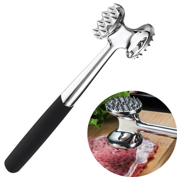 Meat Tenderizer Hammer Mallet Tool, iPstyle Double-Sided Meat Hammer Kitchen Tool