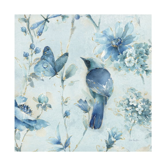 Trademark Fine Art 'Indigold XII Light Blue' Canvas Art by Lisa Audit