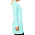 thumbnail image 2 of Women's Casual Long Sleeves Side Pockets Solid Cardigan, 2 of 3