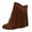Brown, variant on Oyedens Boots for Women Bohemia Long Tassel Wide Mid Calf Cowboy Cowgirl Boots Riding Ankle Booties