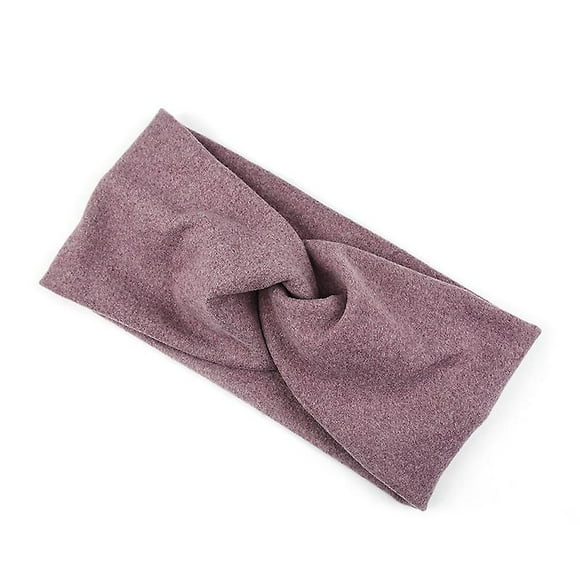 Sweet Retro Elastic Wool Knitting Fitness Headband/ Fashion Personality Wide Edge Hair Ban