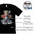 thumbnail image 4 of Alice in Wonderland Shirt, Magic Kingdom Mad Tea Party Shirt Graphic Design Tee Tops (Black-Medium), 4 of 5