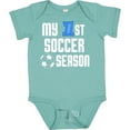 thumbnail image 3 of Inktastic My 1st Soccer Season Boys Baby Bodysuit, 3 of 5