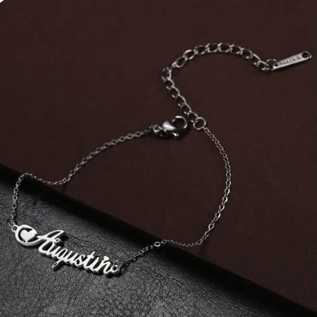 Custom Cuban Chain Anklet Gold Nameplate Anklet Woman Summer Gift Jewelry