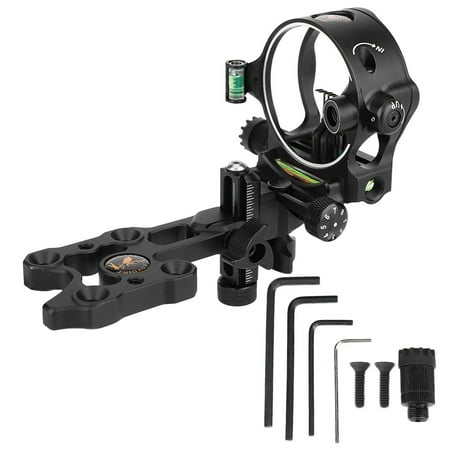Micro-Adjustable Bow Sight for Compound Bows 5-Pin Archery Sight with Light