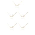 thumbnail image 3 of Sonducket Ins Doce Signo del zodiaco Collar del zodiaco Diamante de imitación Creativo Cómodo con tarjeta de visualización Cadena de joyería Colgante escorpio oro 5piezas Sonducket CBP222256, 3 of 5