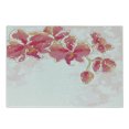thumbnail image 1 of Floral Cutting Board, Contour Drawing Orchids Flower Tropic Bridal Bouquet Blossoms Watercolor Art Design, Decorative Tempered Glass Cutting and Serving Board, Small Size, Multicolor, by Ambesonne, 1 of 1
