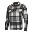 thumbnail image 4 of GXWEA Long Sleeve Work Shirts For Men Brown Button Up Shirt Men Mens Flannel Shirts Long Sleeve Flannel Shirt For Men Casual Button Down Brushed Shirt XL, 4 of 9