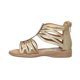 thumbnail image 3 of Sandalias Para Niñas Casuales Moda Verano Tipo Piel Oro dorado 15 Incógnita 013A5Y, 3 of 5