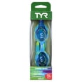 thumbnail image 2 of TYR Youth Fit Swimple Tie Dye Non-Mirrored Swim Goggle - Blue/Green, 2 of 7
