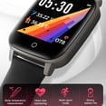 thumbnail image 4 of Reloj de monitoreo de temperatura corporal Pantalla táctil inteligente Pantalla de 1.3 pulgadas Puls Abanopi Pulsera de fitness, 4 of 7