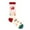 Beige, variant on Telankuip Funny Christmas Socks for Women Xmas Holiday Santa Pattern Medium Tube Socks 2025 Cute Graphic Novelty Soft Non Mid-Calf Socks Red One Size