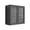24"Black, variant on Wood Medicine Wall Cabinet with Acrylic Glass Doors, Kitchen Wall Cabinets with Adjustable Shelf, Laundry Room Wall Mounted Cabinet, Bathroom Wall Cabinet Set of 2