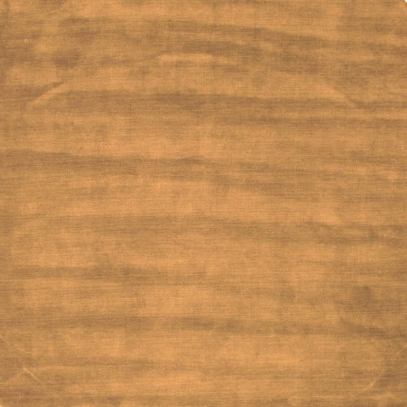 Ahgly Company Indoor Square Abstract Orange Contemporary Area Rugs, 4' Square