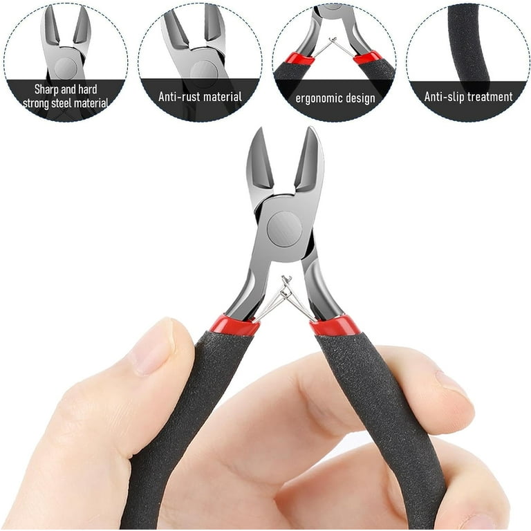 Wire Cutters, Small Side Cutters for Crafts, Flush Cutting Pliers