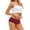 Wine, variant on 3 Pack Women'S Underwear Low Rise Breathable Hipster Printing Ladies Panties,Beige,L