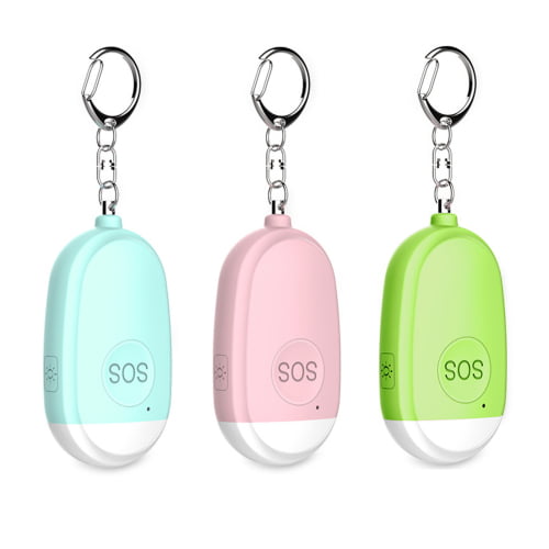 Details about   2 Pack Womens Personal Alarm Keychain Anti-rape Personal Alarm Protection 120db 