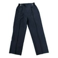 thumbnail image 4 of Women's Casual Straight Leg Pants - Side Button Design, Elastic Waist, Functional Pockets, Polyester, Sizes S-XXXL, 100-105cm Length, Machine Wash, 4 of 5