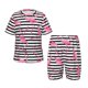 thumbnail image 1 of Balery Flamingos Conjunto de Pijama Infantil de Manga Corta con Estampado – Ropa de Dormir de Algodón Suave-Large, 1 of 6