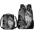 thumbnail image 1 of School Supplies Horse Pattern School Set Backpack Small Lunch Box, 1 of 5