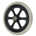 thumbnail image 4 of Rueda para silla de Ruedas ANGGREK Rodamiento de Bolas de Metal cubo Engrosado PU Suave, 4 of 8